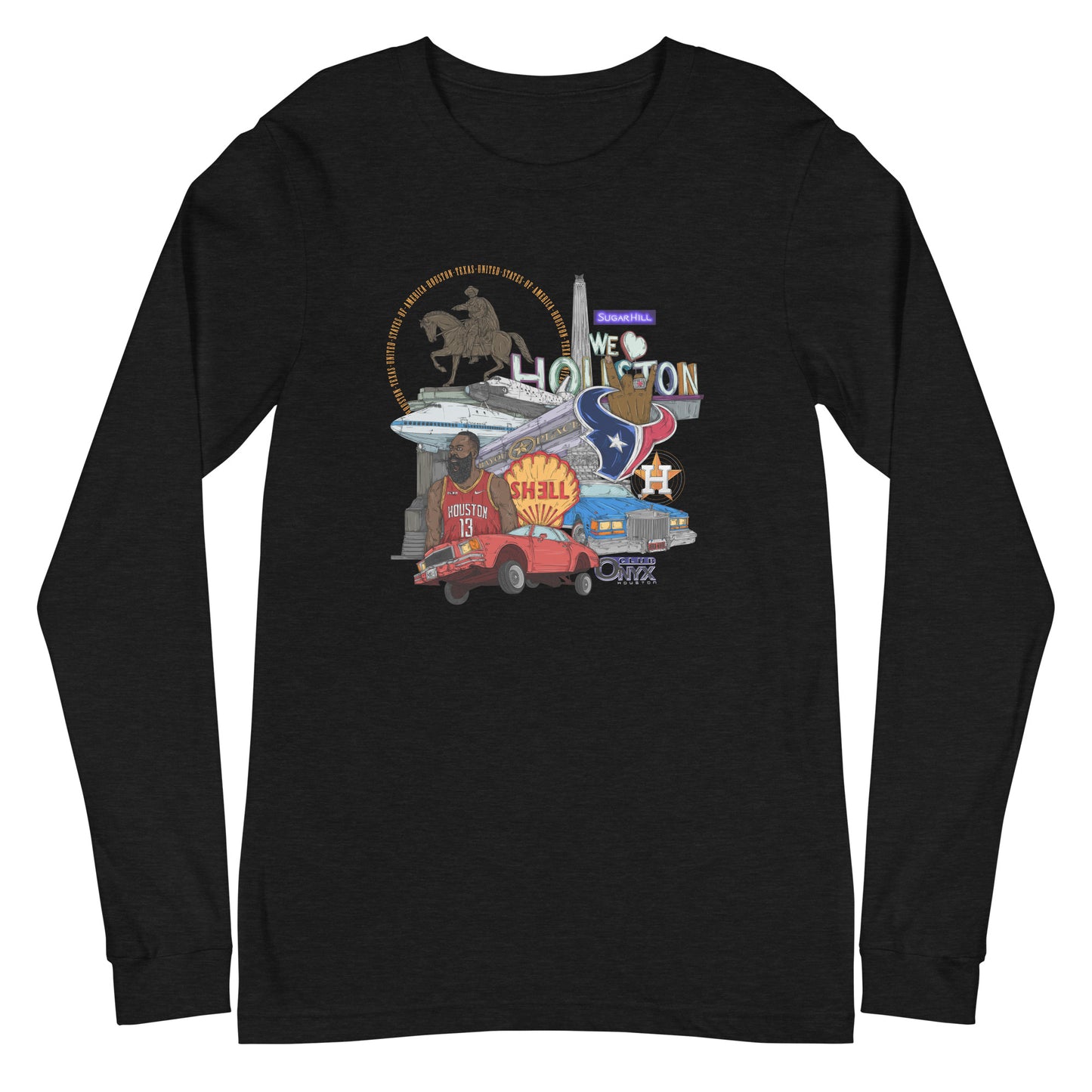 Houston Graphic Long Sleeve Tee (unisex)