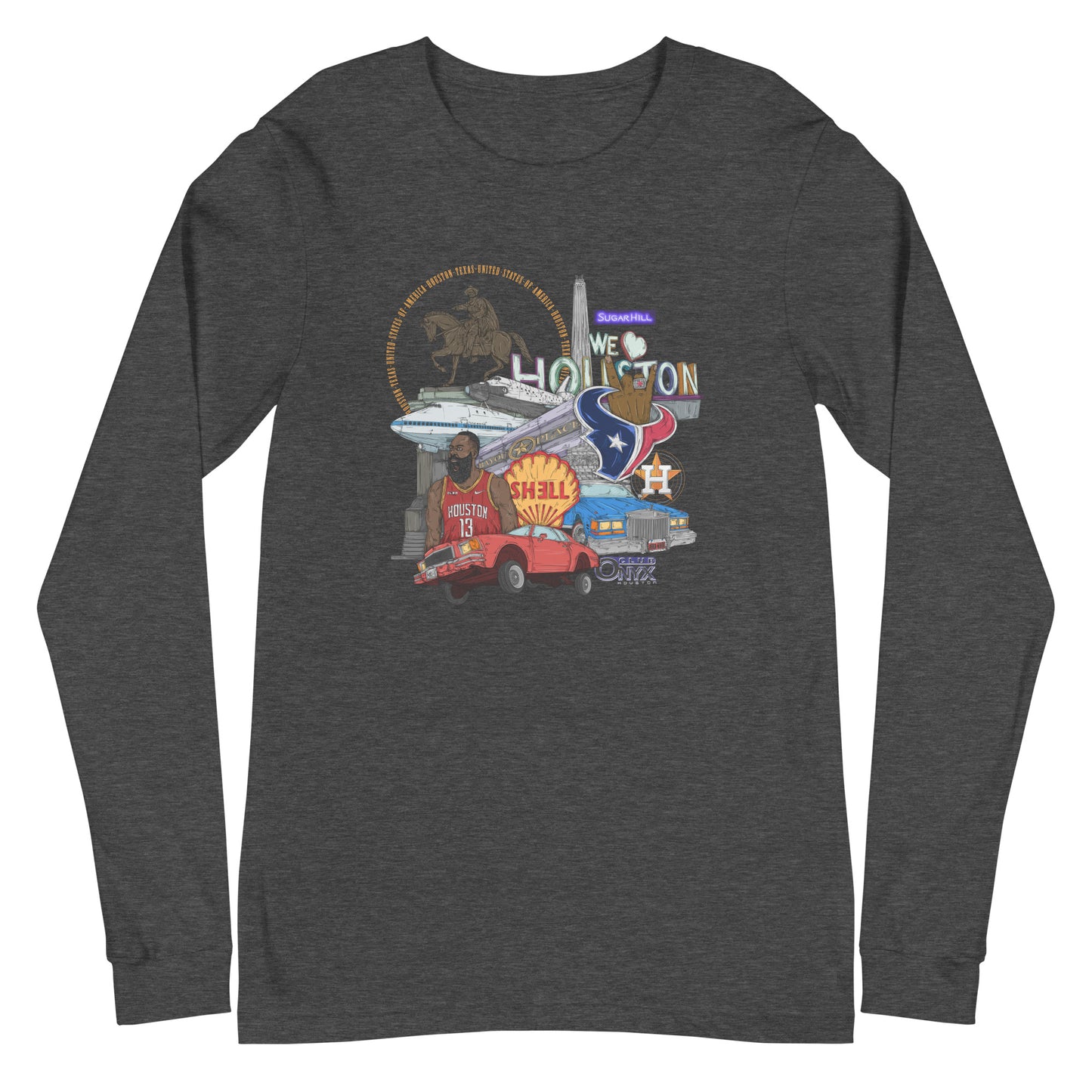 Houston Graphic Long Sleeve Tee (unisex)