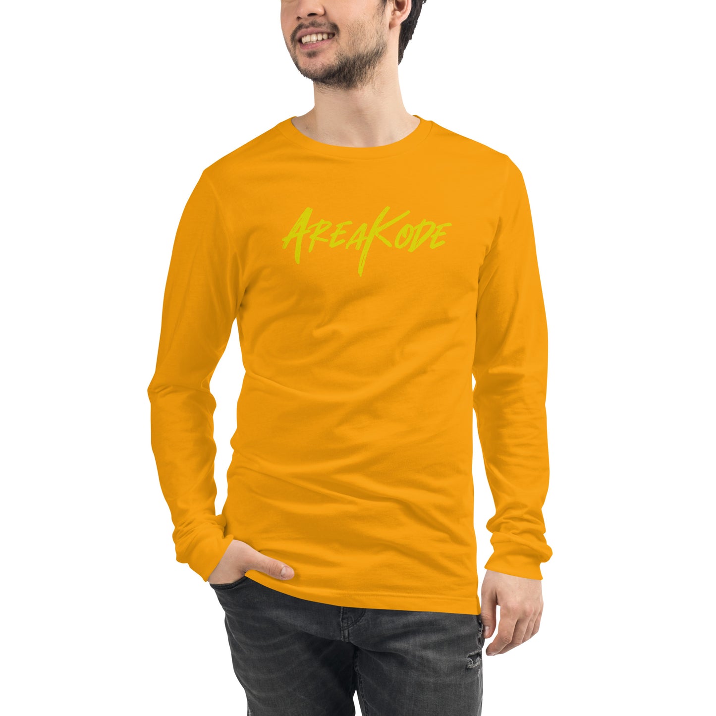 AreaKode - Unisex Long Sleeve (yellow)