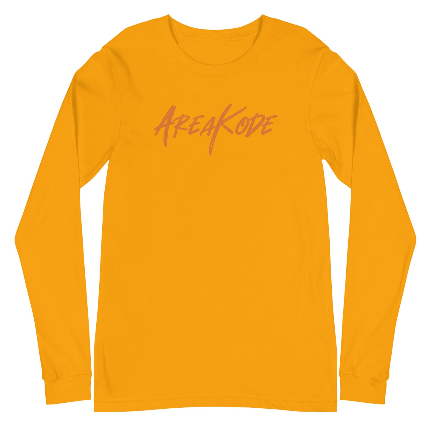 AreaKode| Unisex Long Sleeve (orange)