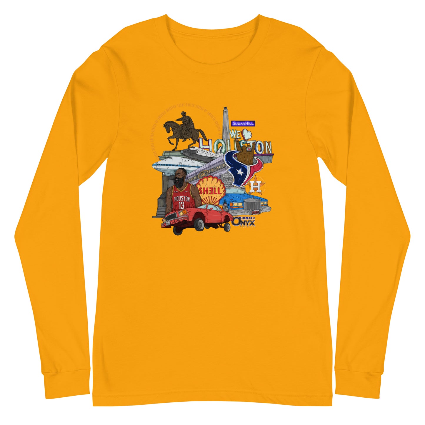 Houston Graphic Long Sleeve Tee (unisex)