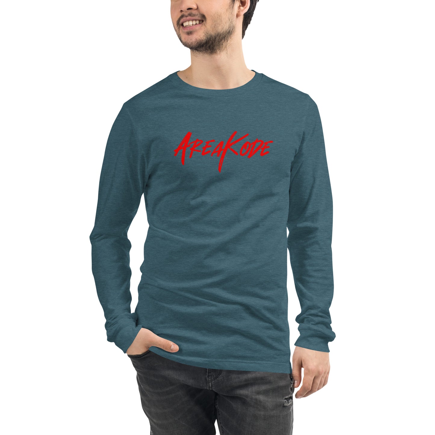 AreaKode - Unisex Long Sleeve (red)