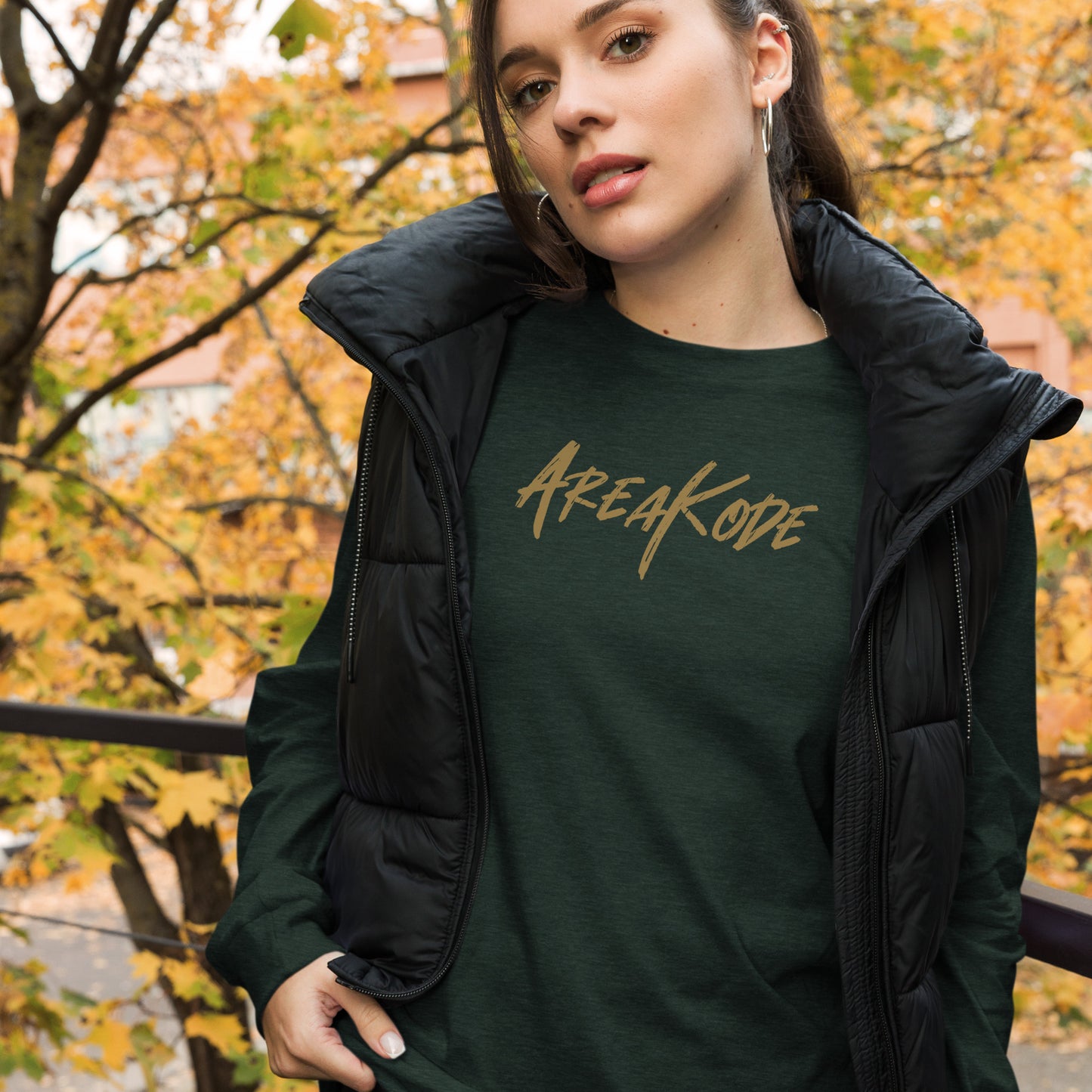 AreaKode - Unisex Long Sleeve (gold)