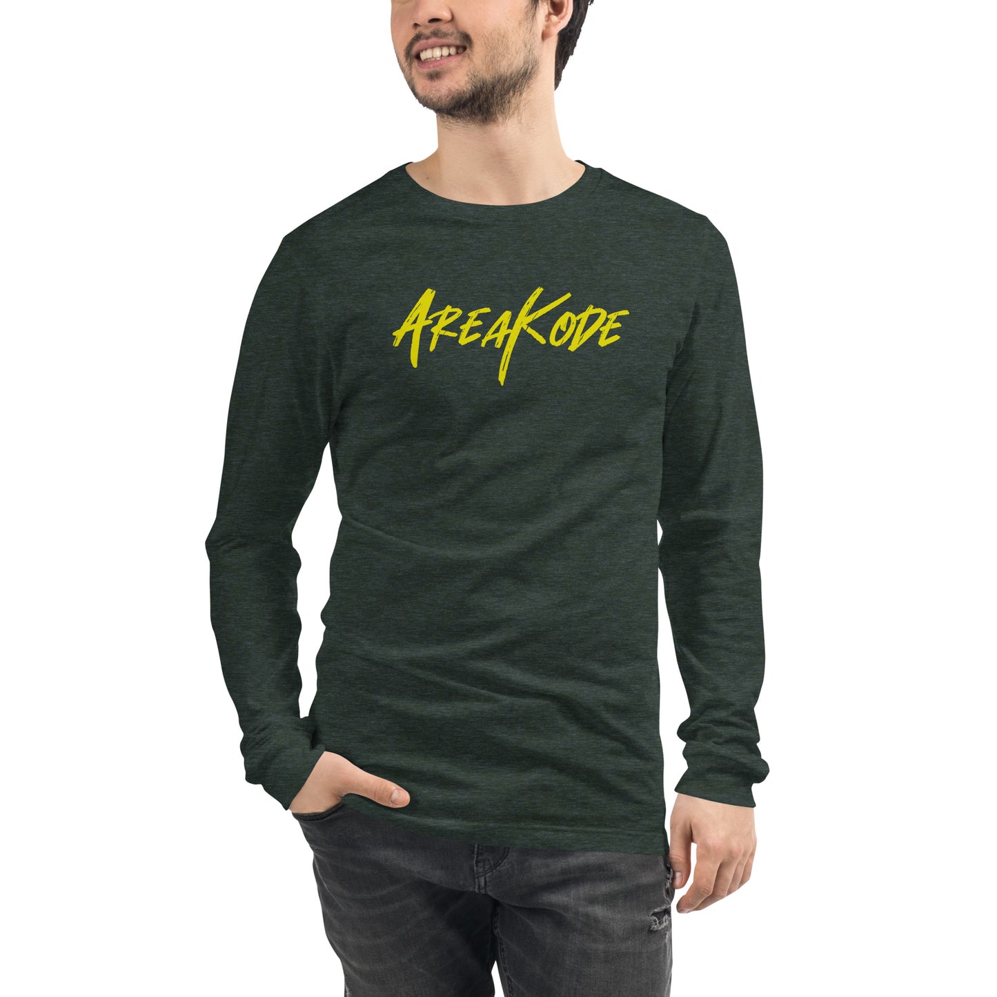AreaKode - Unisex Long Sleeve (yellow)
