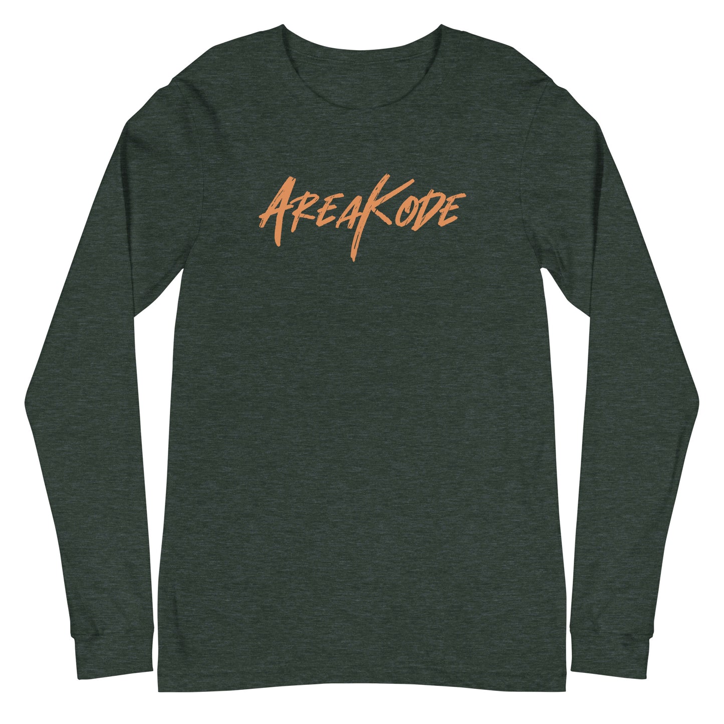 AreaKode| Unisex Long Sleeve (orange)