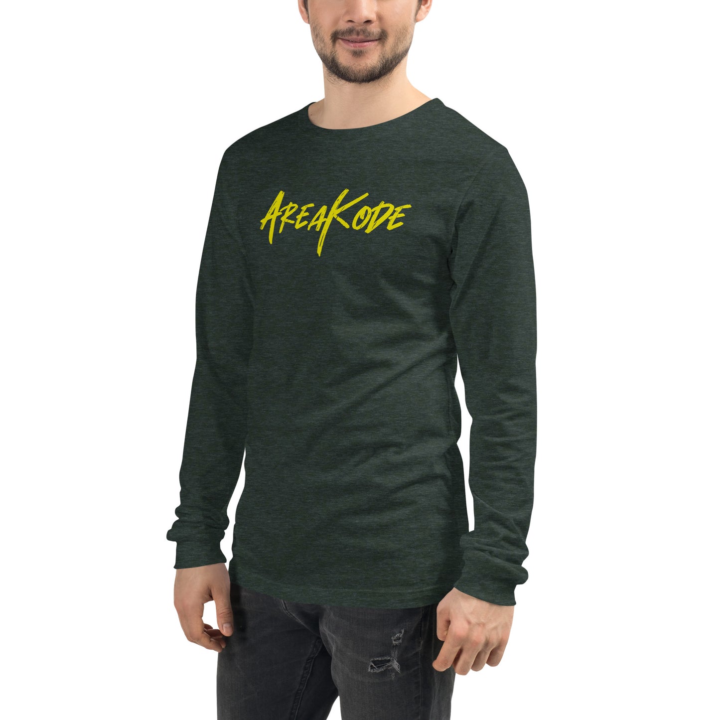 AreaKode - Unisex Long Sleeve (yellow)