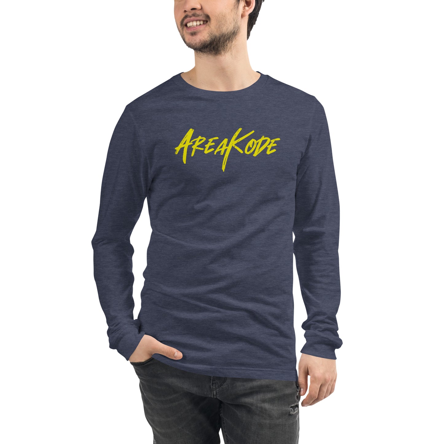 AreaKode - Unisex Long Sleeve (yellow)