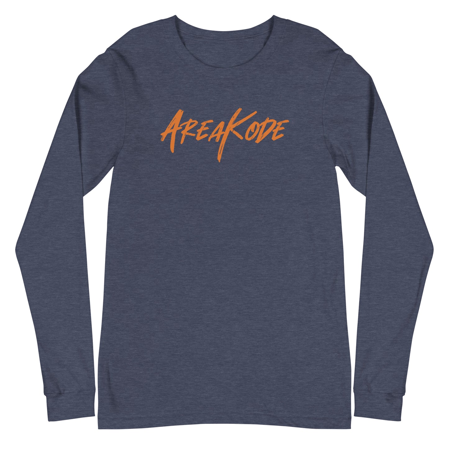 AreaKode| Unisex Long Sleeve (orange)