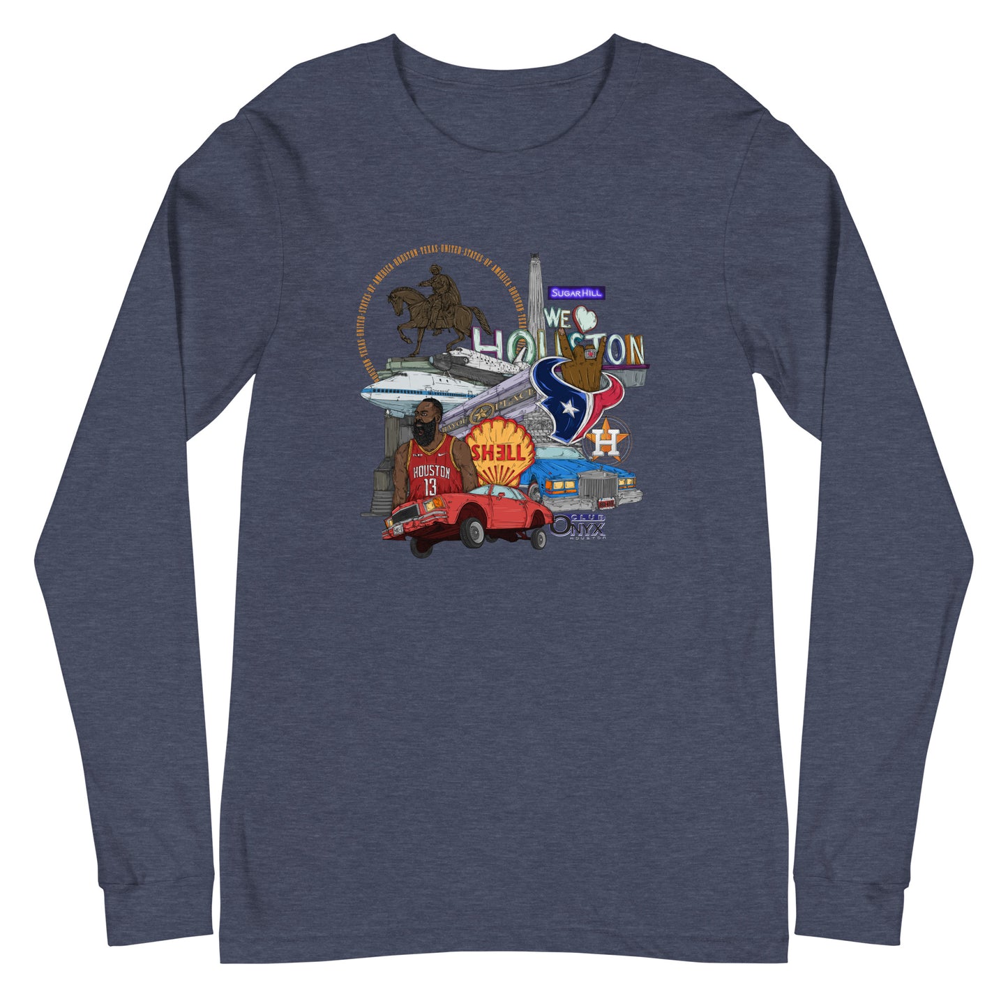 Houston Graphic Long Sleeve Tee (unisex)