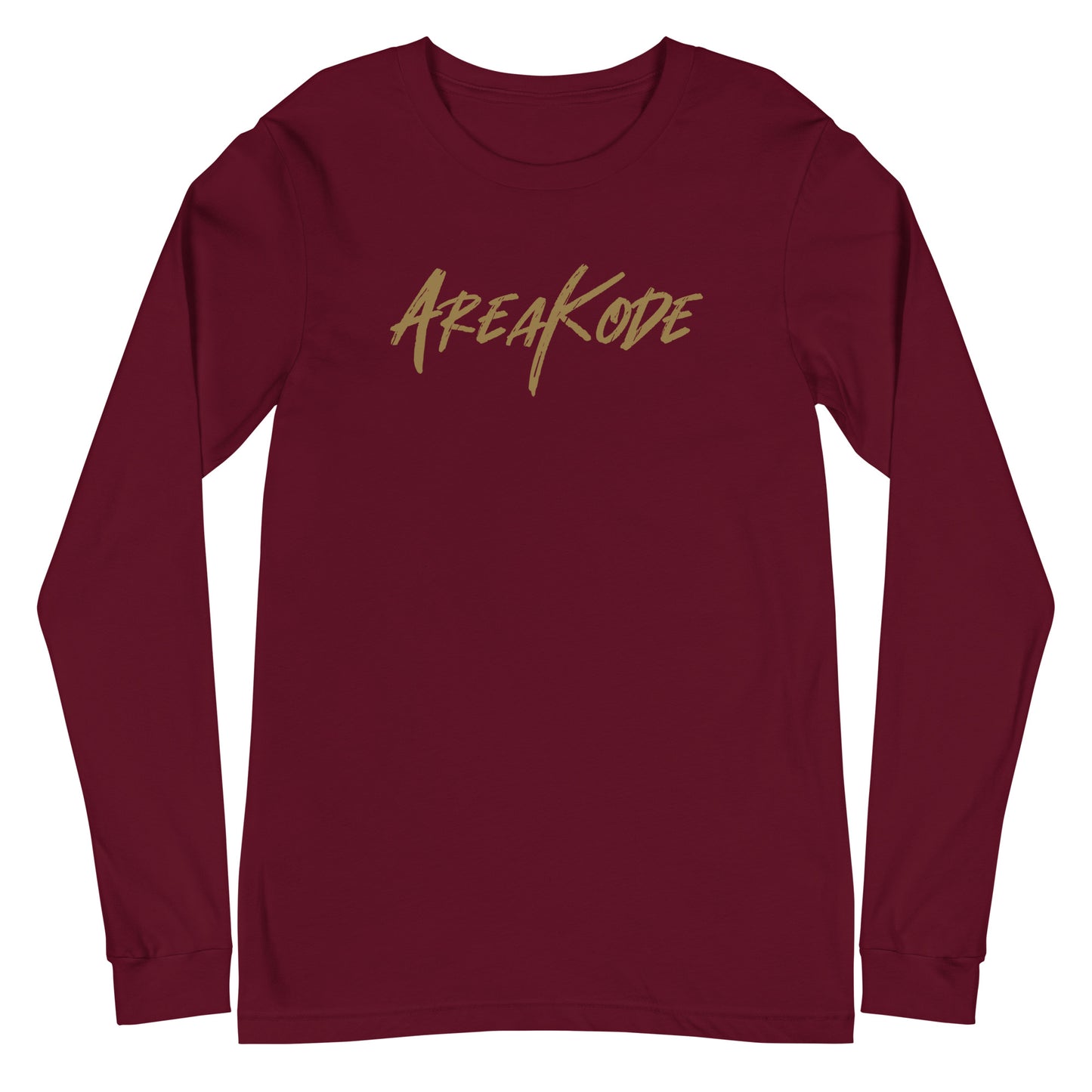 AreaKode - Unisex Long Sleeve (gold)
