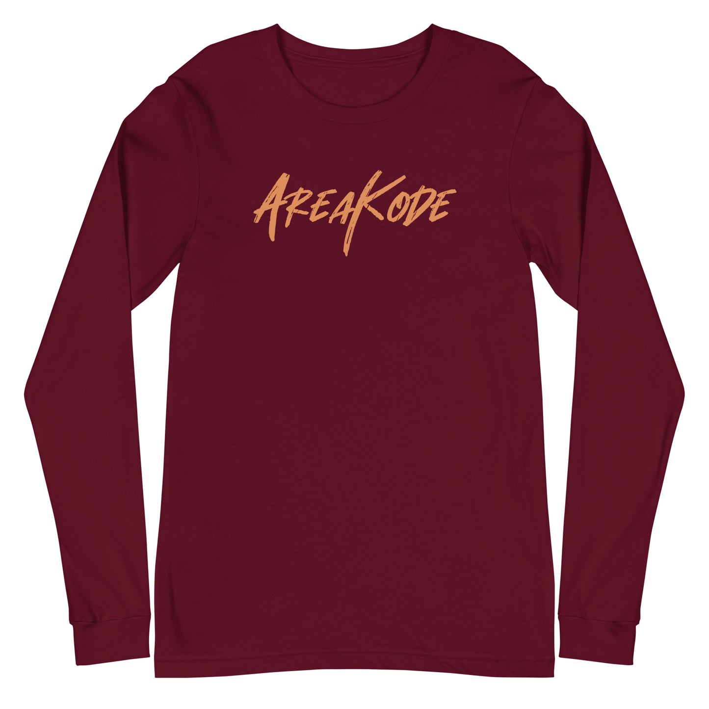 AreaKode| Unisex Long Sleeve (orange)