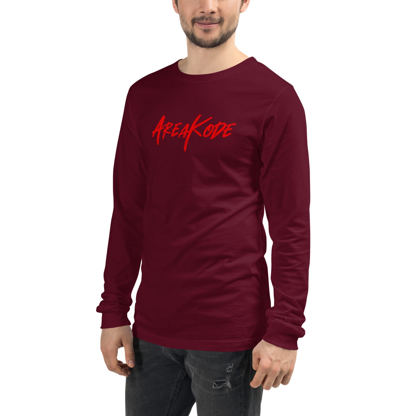 AreaKode - Unisex Long Sleeve (red)