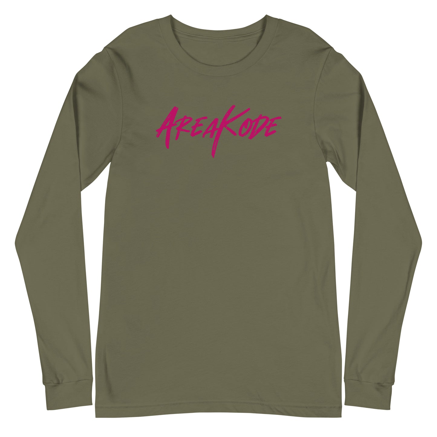 AreaKode - Unisex Long Sleeve (fuchsia)
