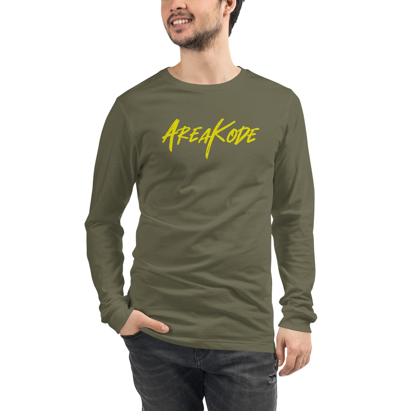 AreaKode - Unisex Long Sleeve (yellow)