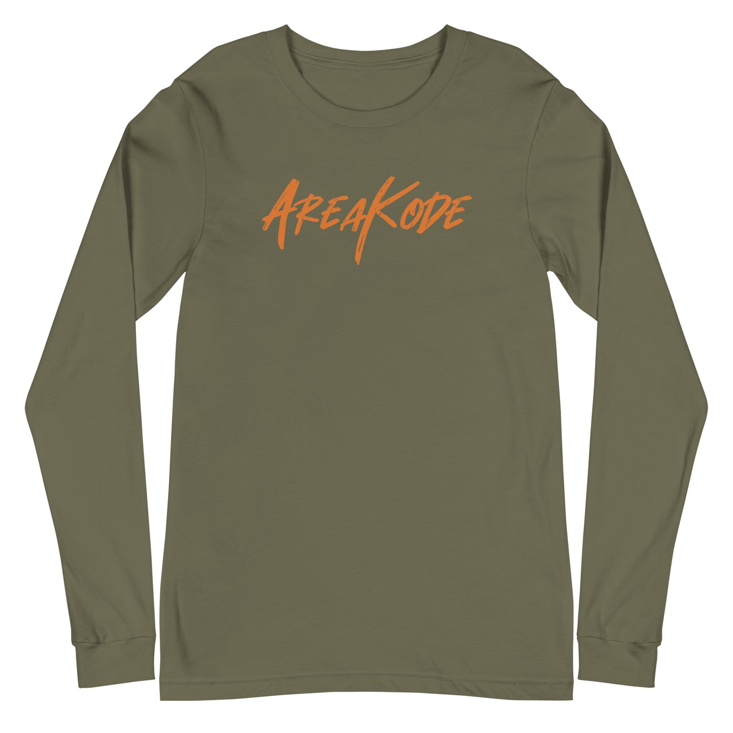 AreaKode| Unisex Long Sleeve (orange)