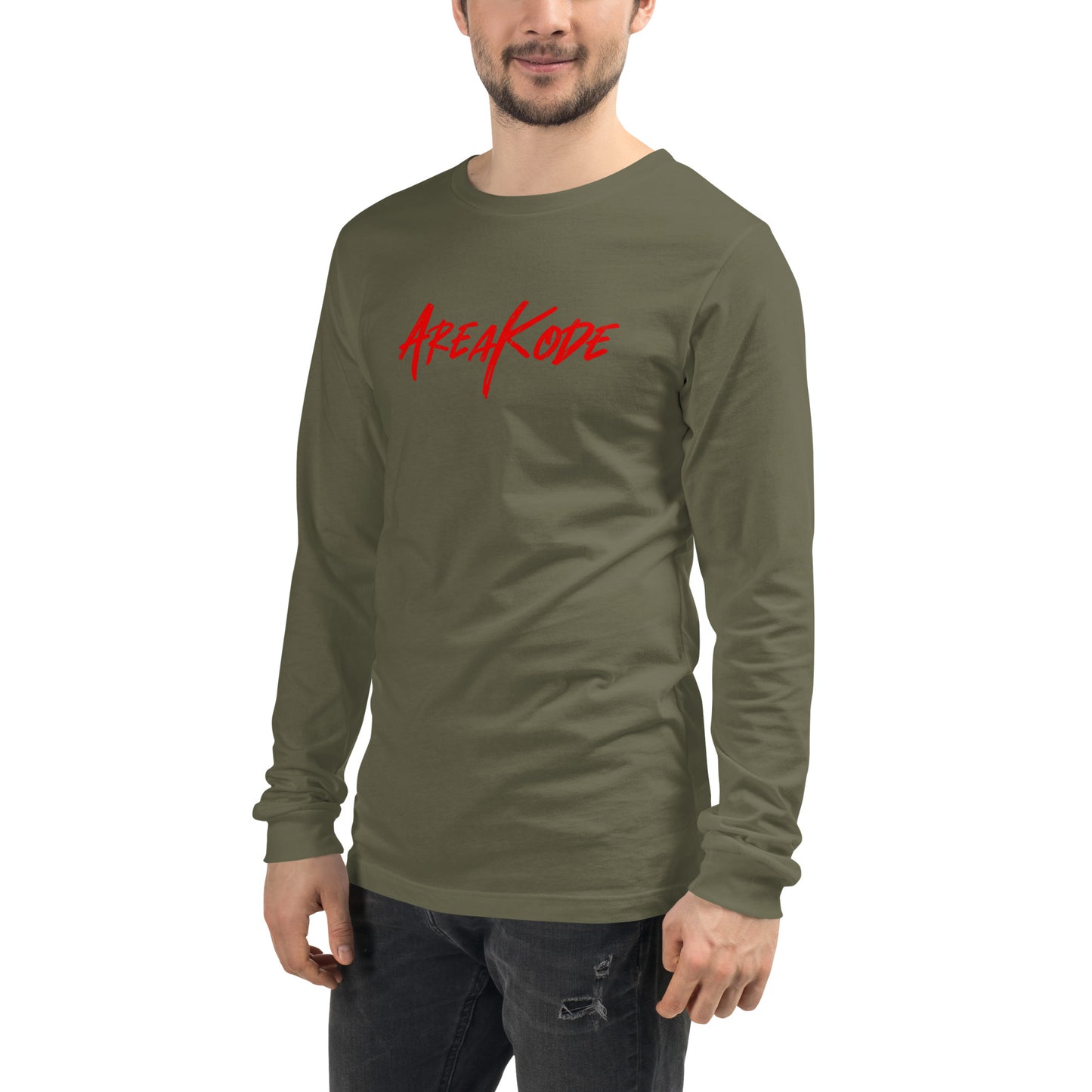 AreaKode - Unisex Long Sleeve (red)