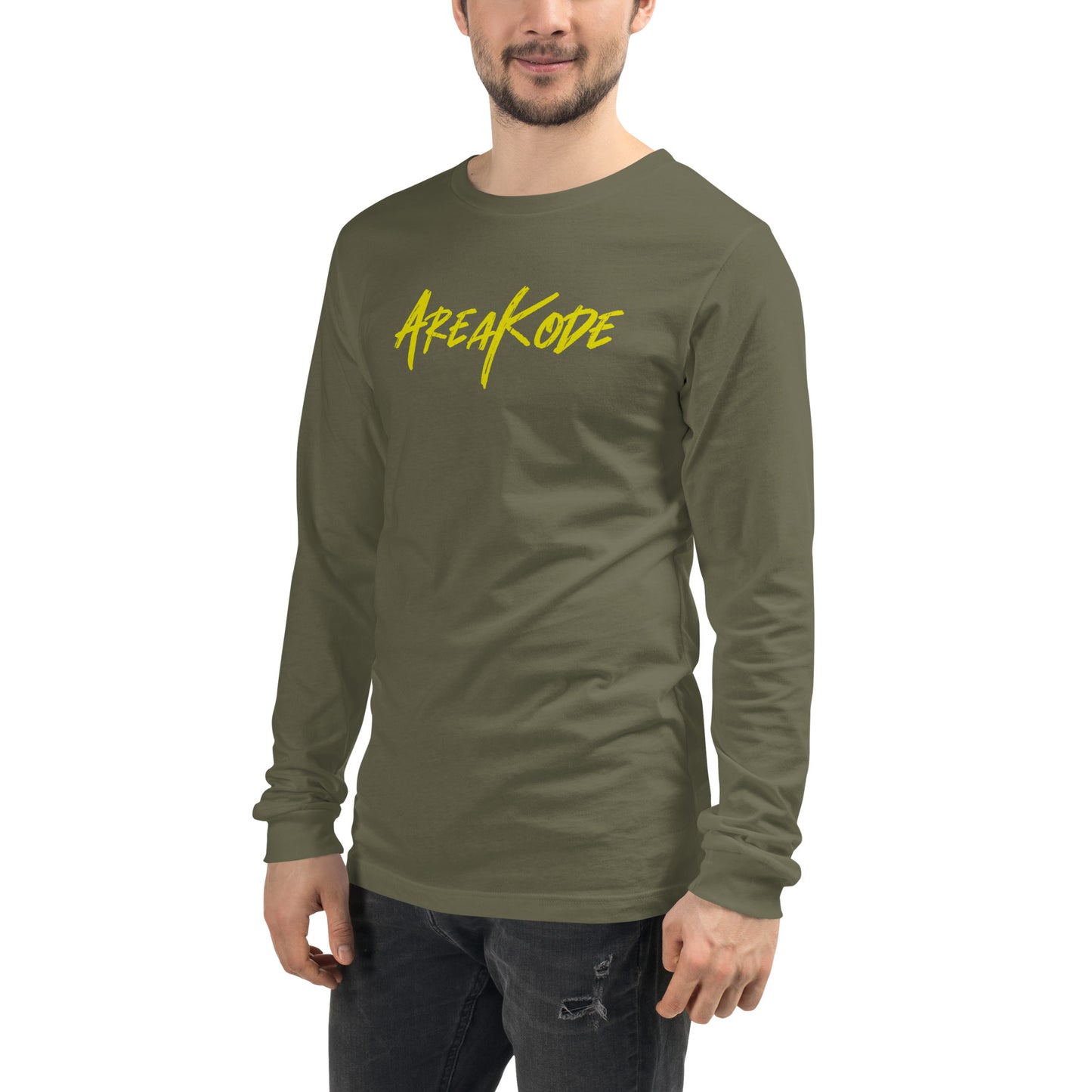AreaKode - Unisex Long Sleeve (yellow)