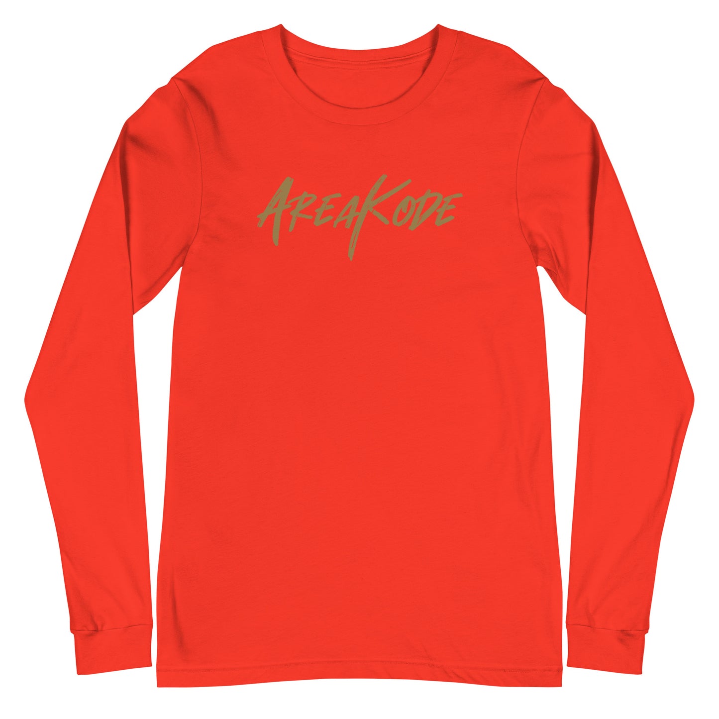 AreaKode - Unisex Long Sleeve (gold)