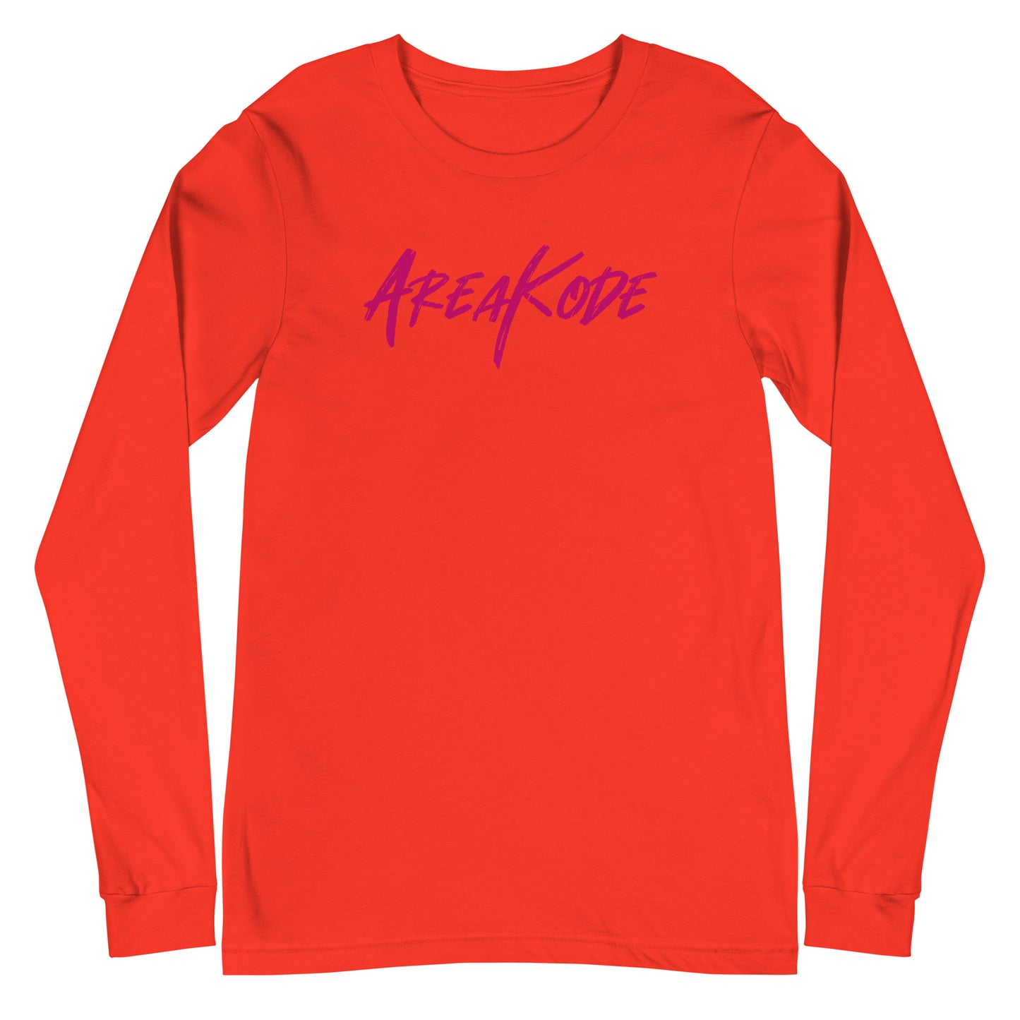 AreaKode - Unisex Long Sleeve (fuchsia)