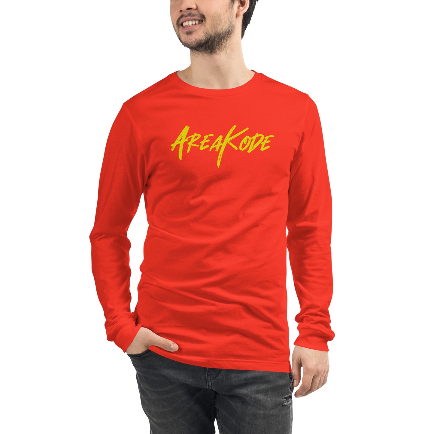 AreaKode - Unisex Long Sleeve (yellow)