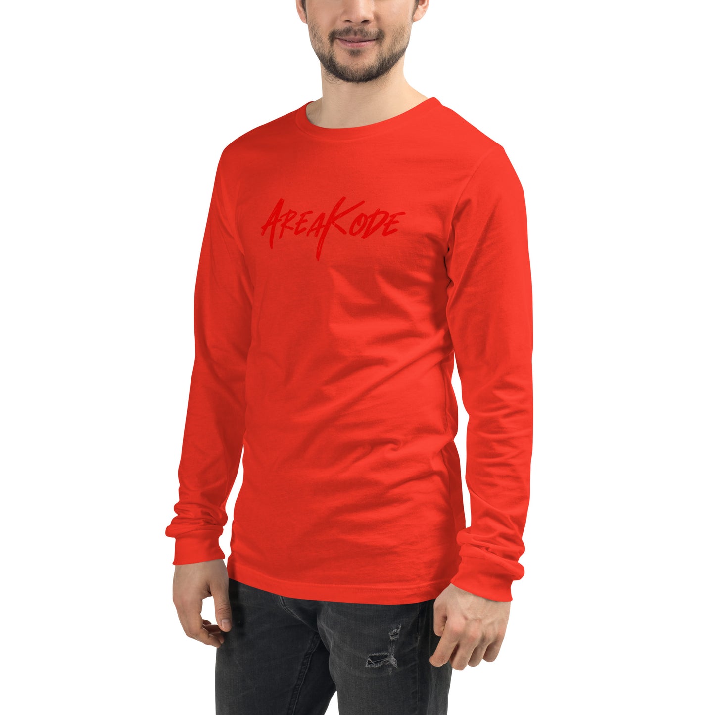 AreaKode - Unisex Long Sleeve (red)