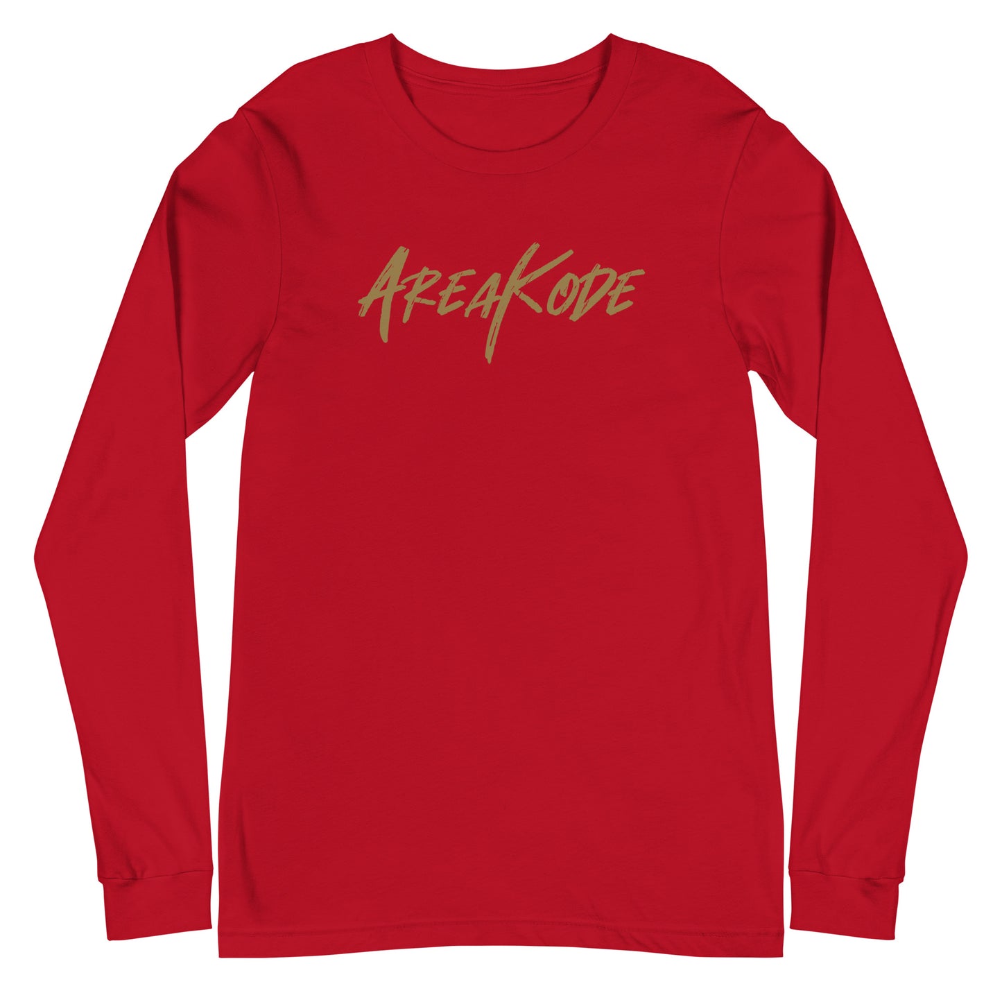AreaKode - Unisex Long Sleeve (gold)