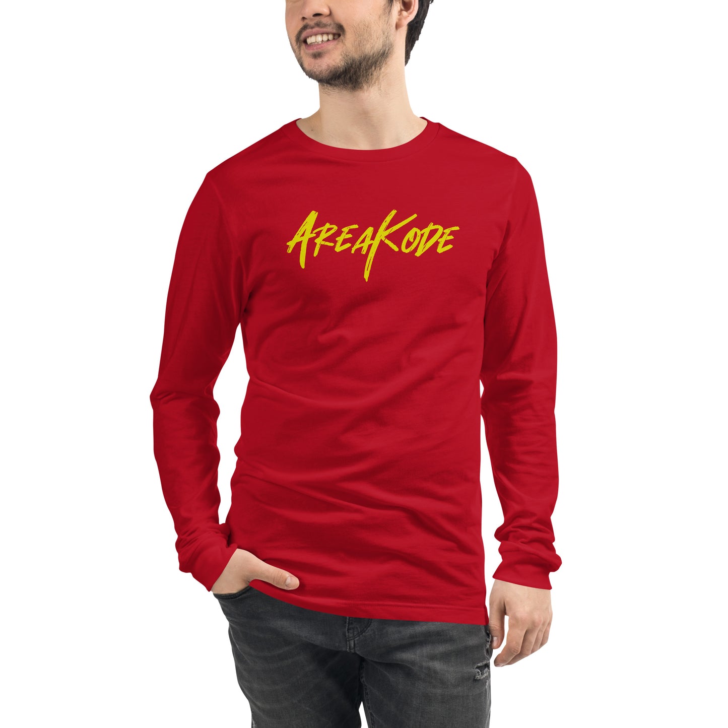 AreaKode - Unisex Long Sleeve (yellow)