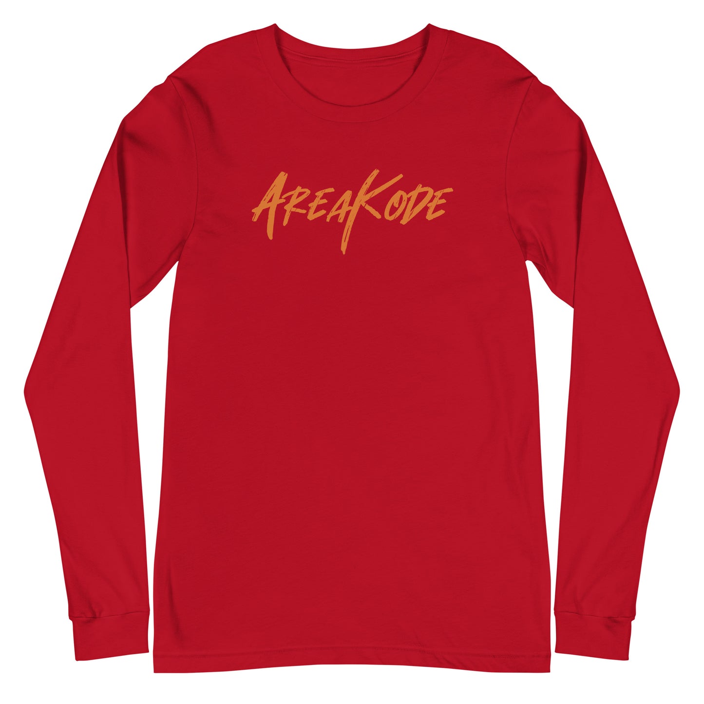 AreaKode| Unisex Long Sleeve (orange)