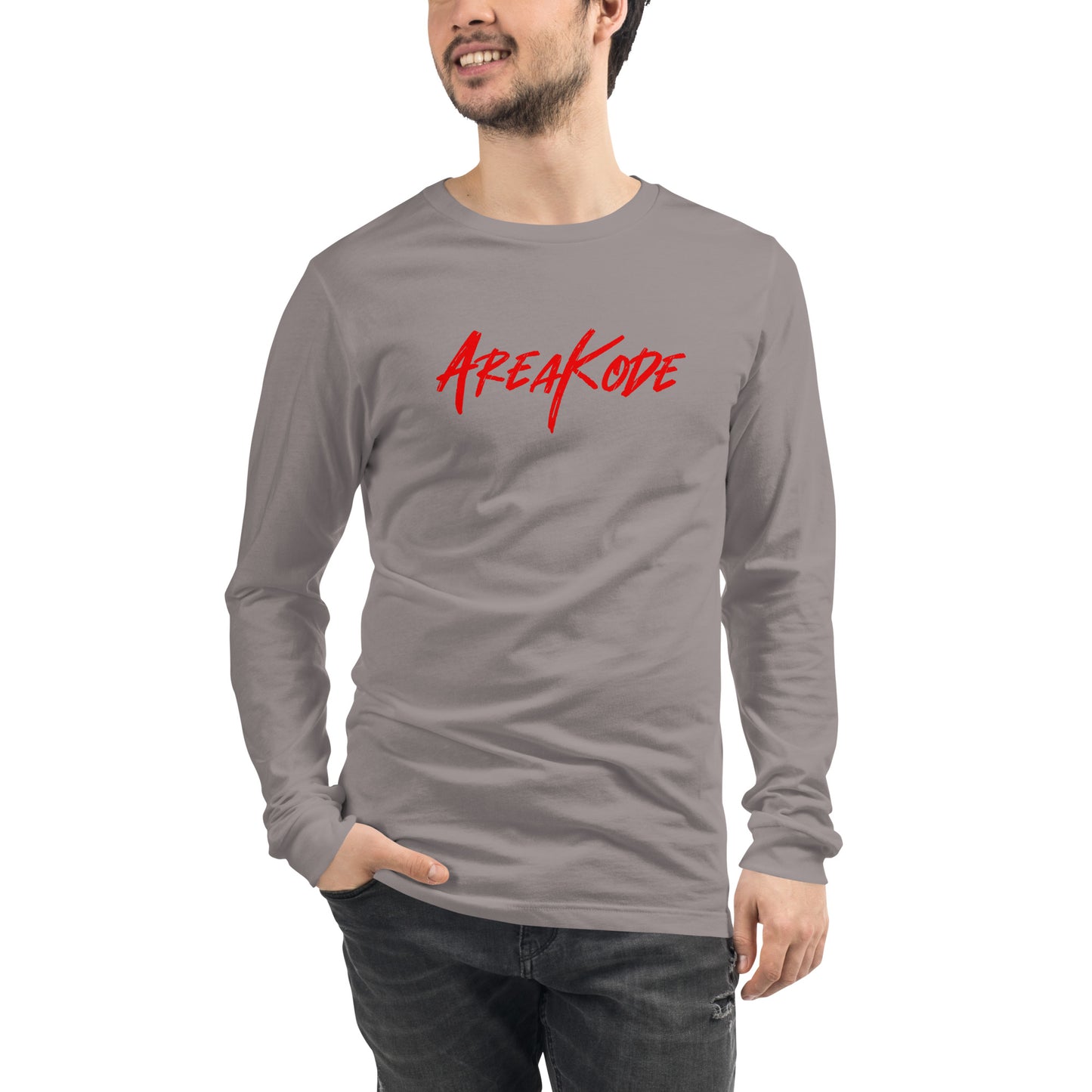AreaKode - Unisex Long Sleeve (red)