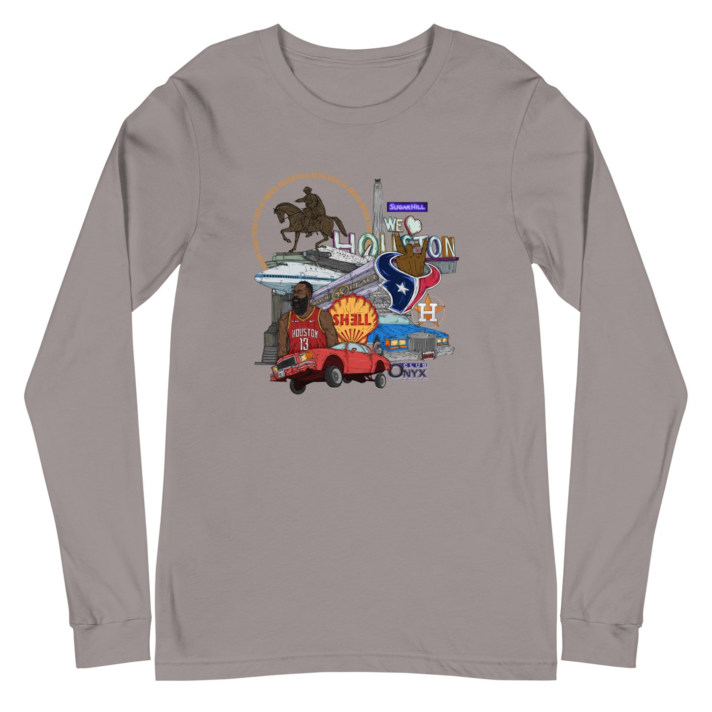 Houston Graphic Long Sleeve Tee (unisex)