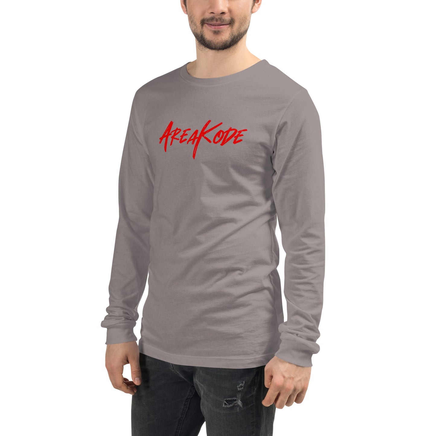 AreaKode - Unisex Long Sleeve (red)