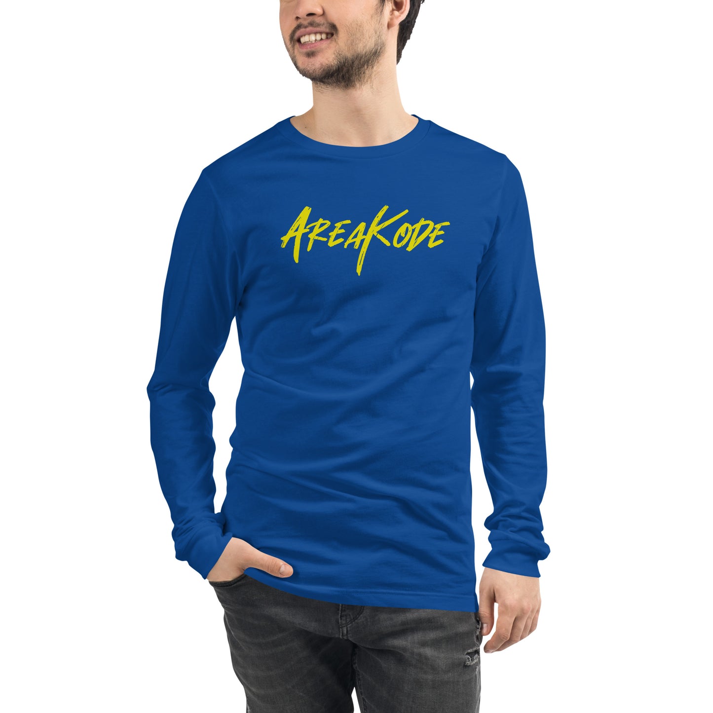 AreaKode - Unisex Long Sleeve (yellow)