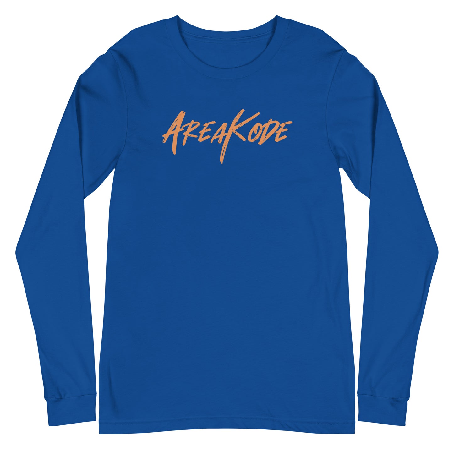 AreaKode| Unisex Long Sleeve (orange)