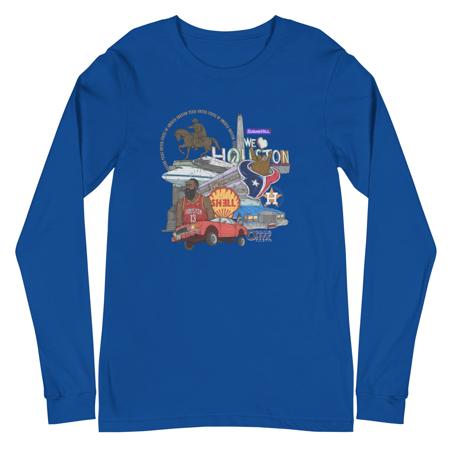Houston Graphic Long Sleeve Tee (unisex)