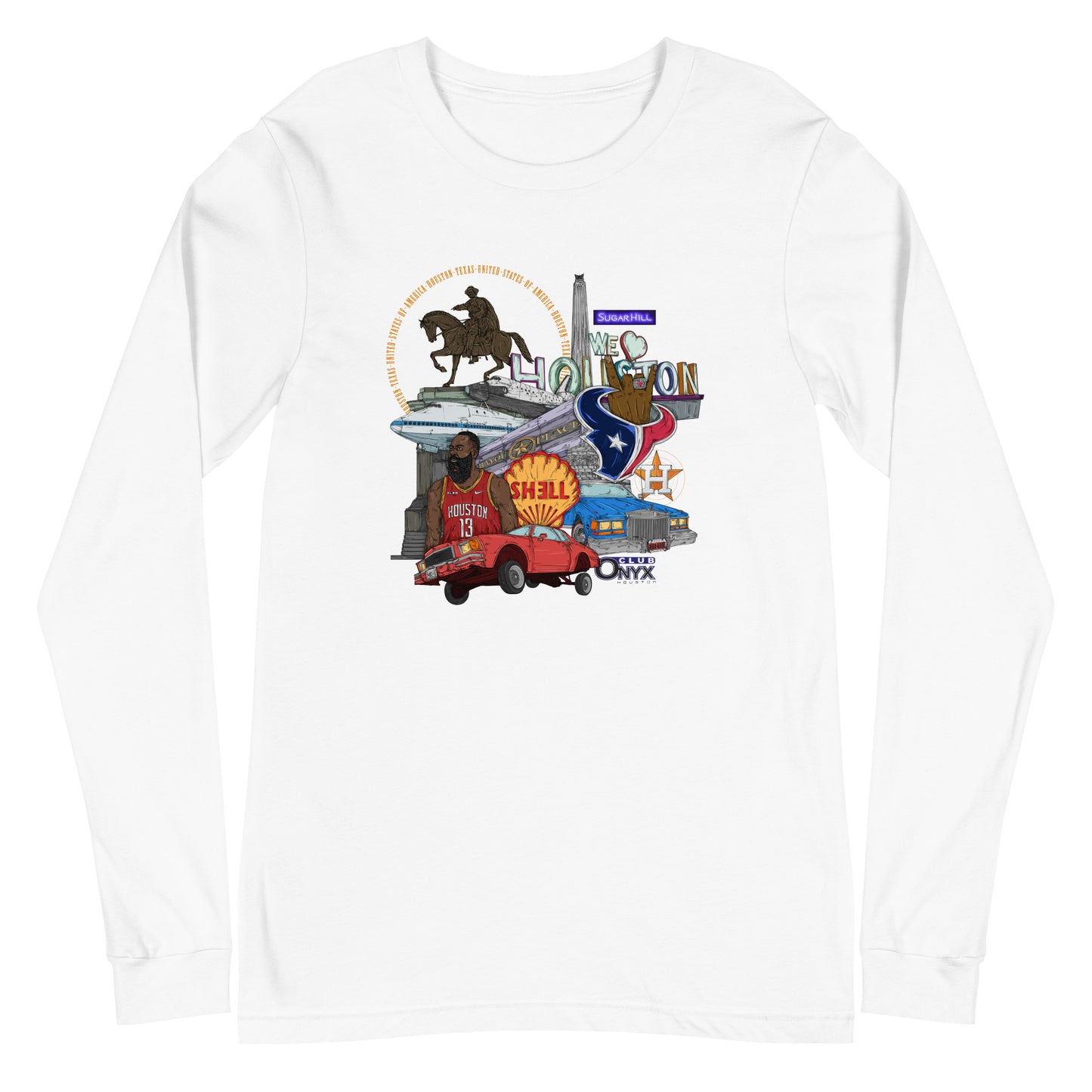 Houston Graphic Long Sleeve Tee (unisex)