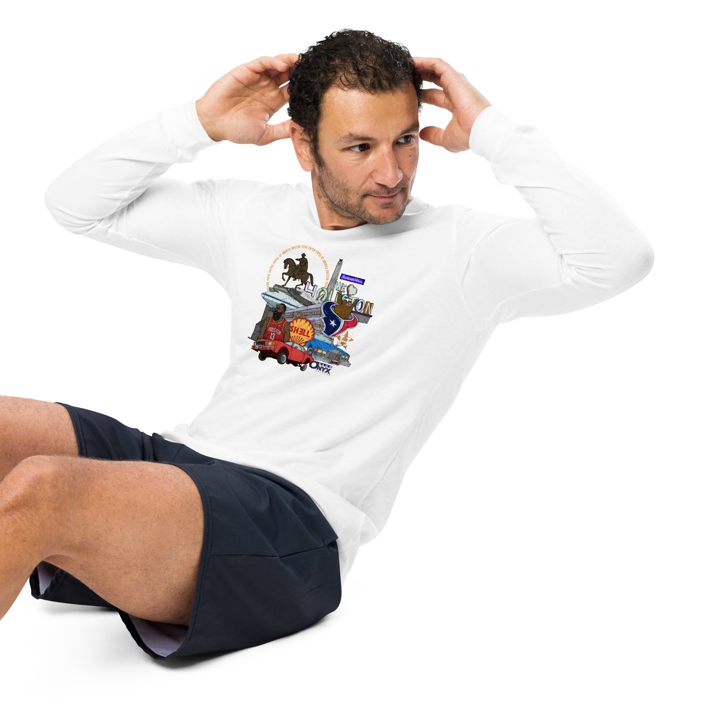 Houston Graphic Long Sleeve Tee (unisex)
