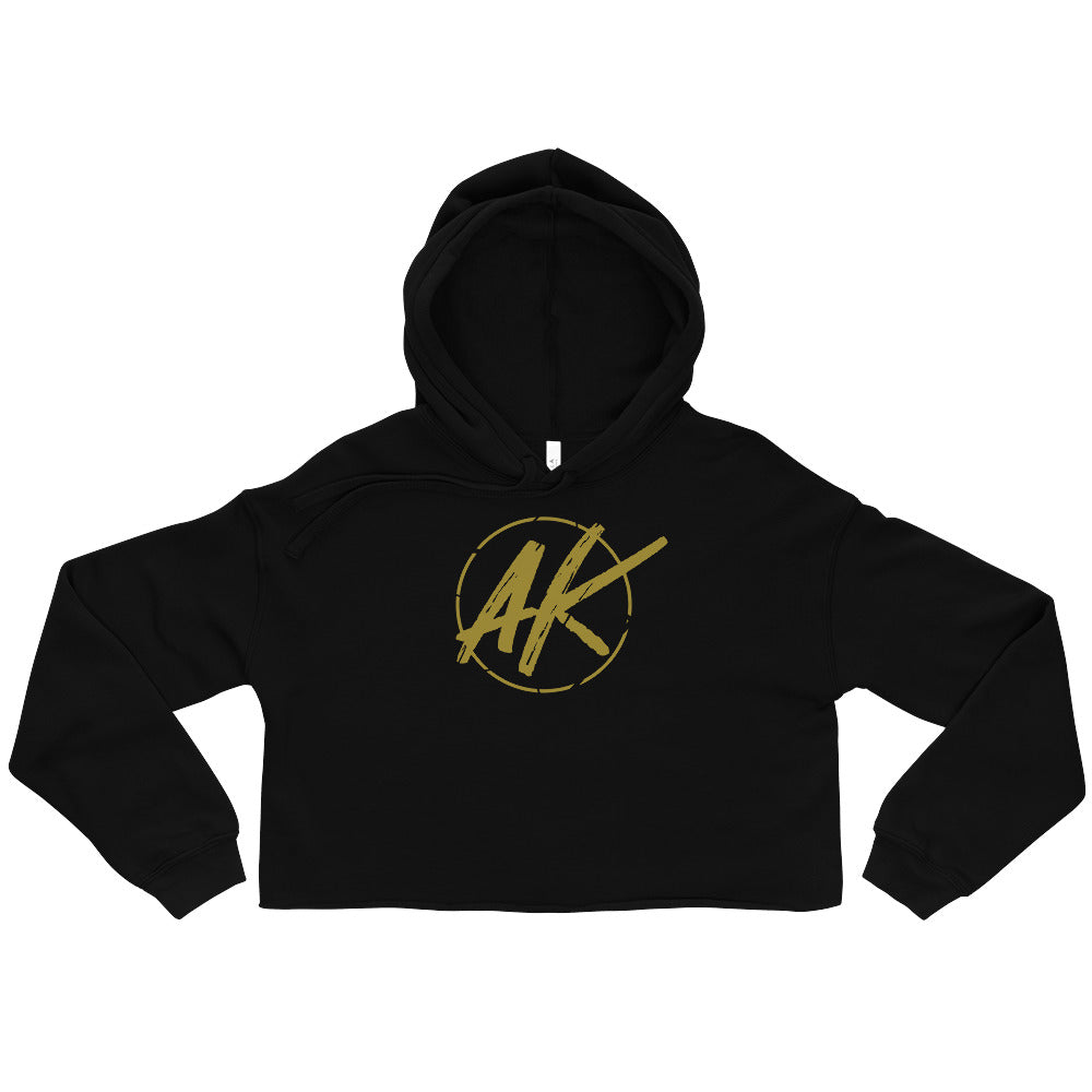 W| AK Crop Hoodie (gold)