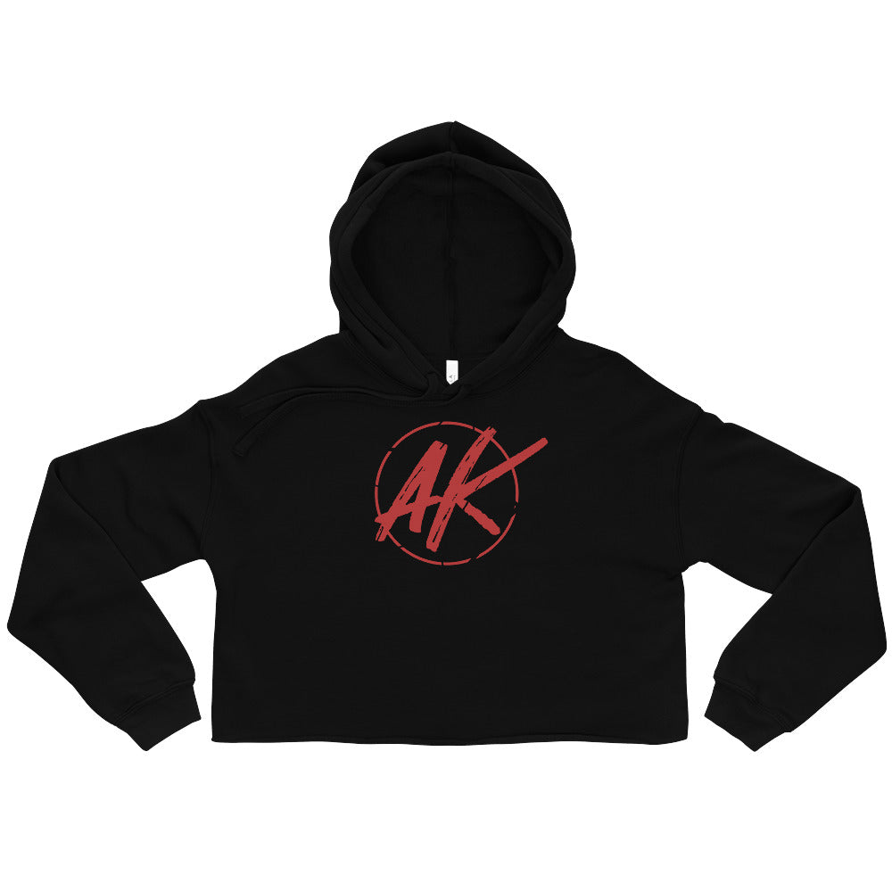 W| AK Crop Hoodie (red)