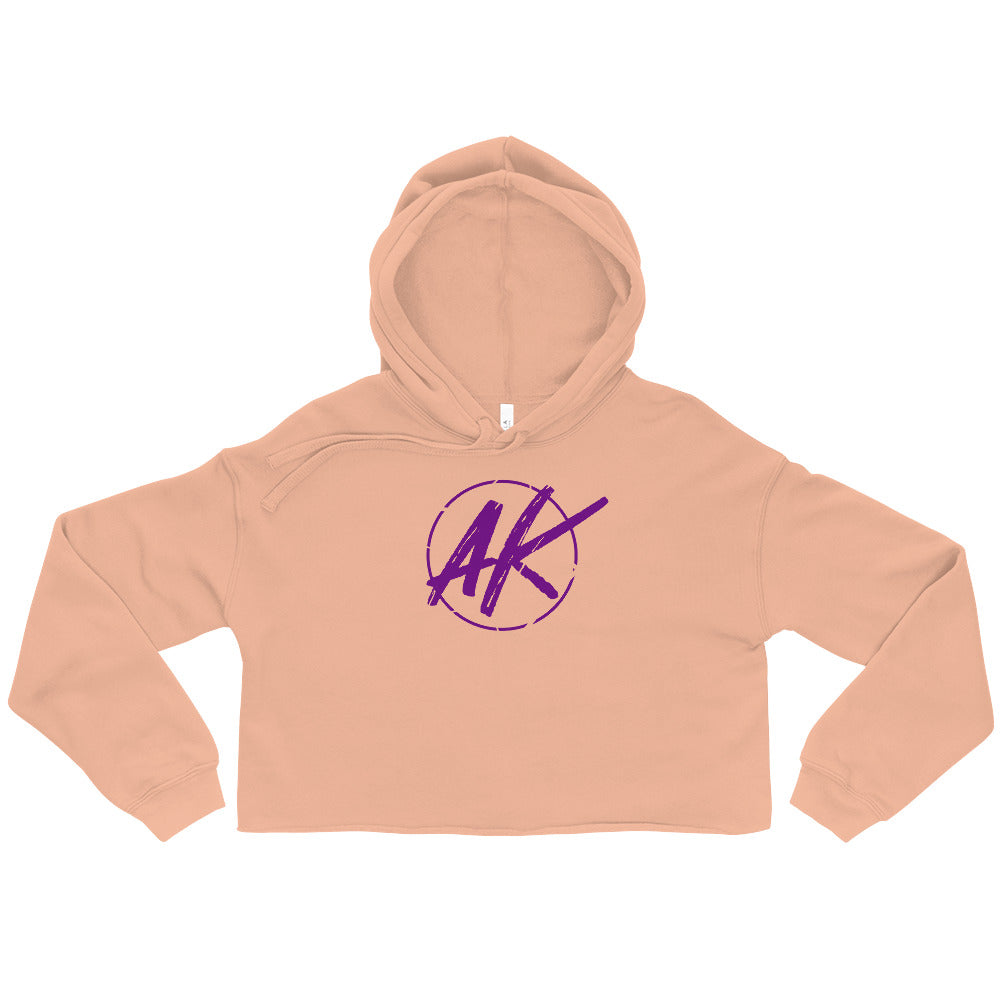 W| AK Crop Hoodie (purple)