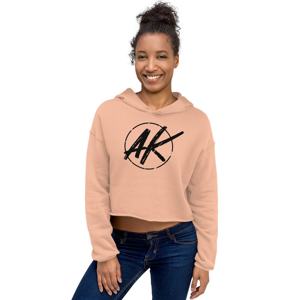 W| AK Crop Hoodie (black)