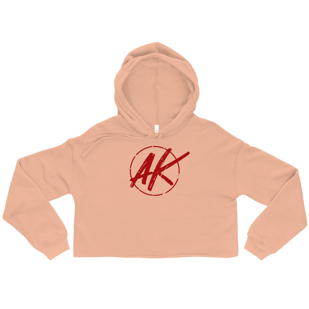 W| AK Crop Hoodie (red)