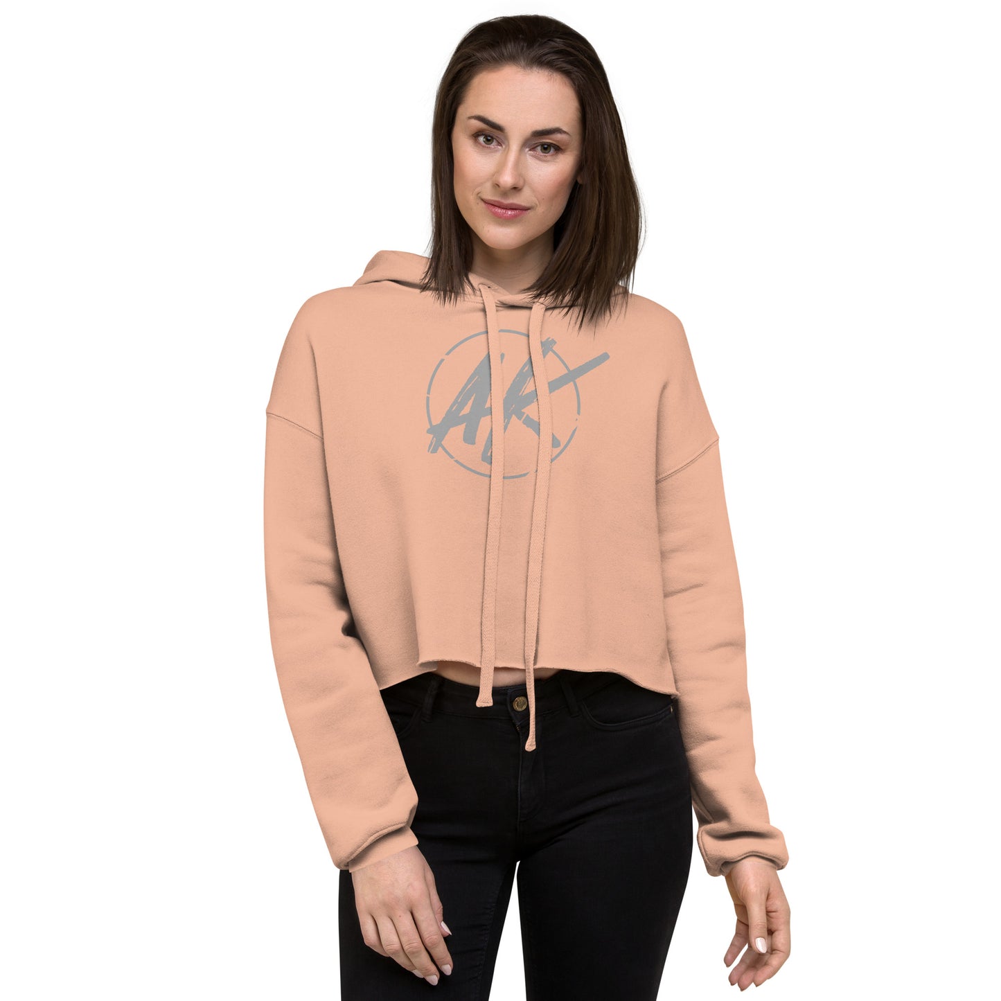 W| AK Crop Hoodie (grey)
