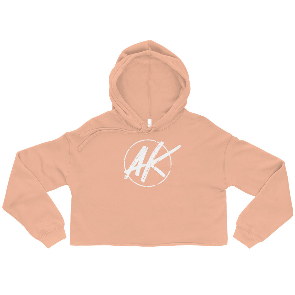 W| AK Crop Hoodie (white)