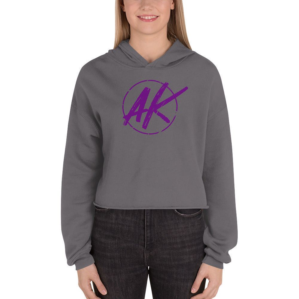 W| AK Crop Hoodie (purple)