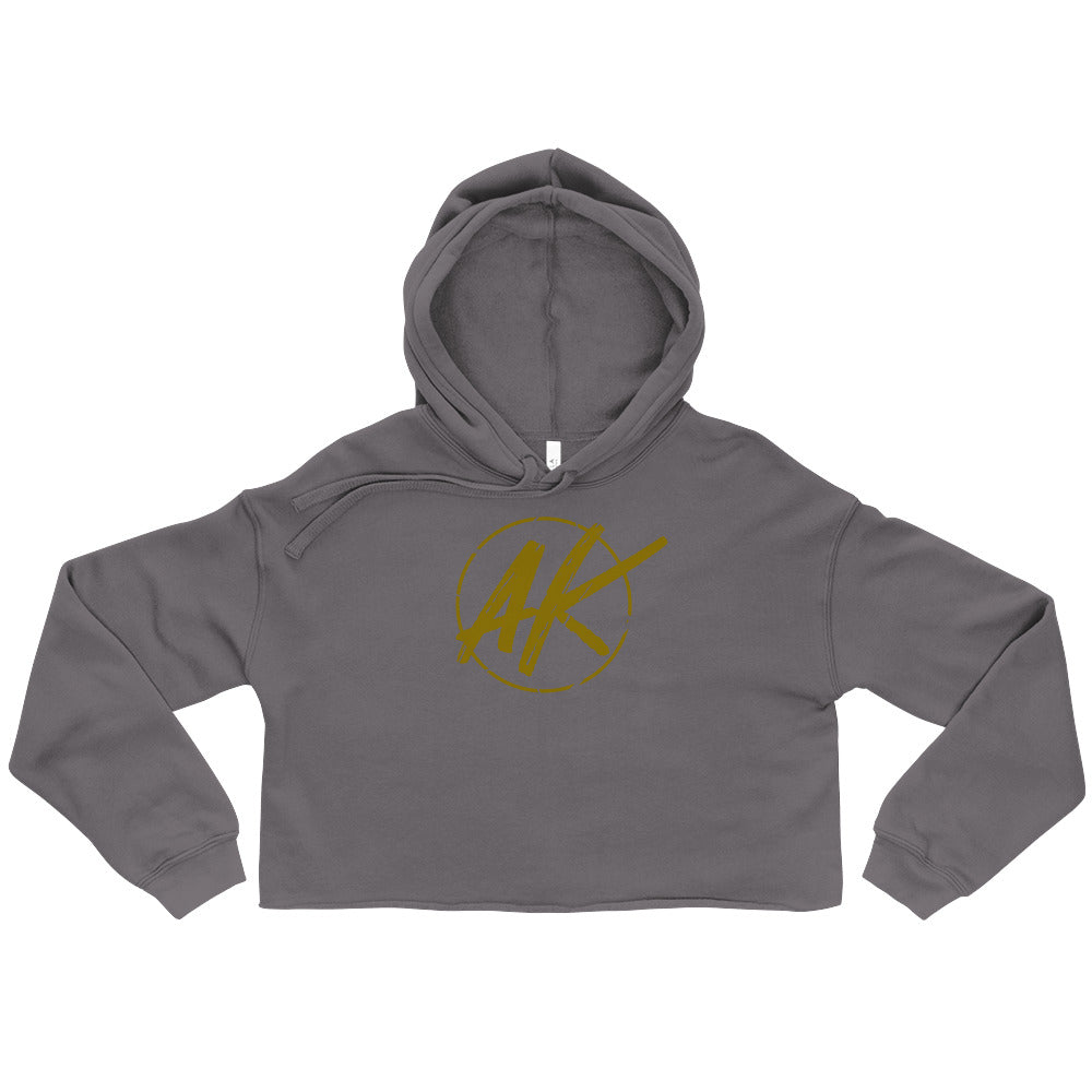 W| AK Crop Hoodie (gold)