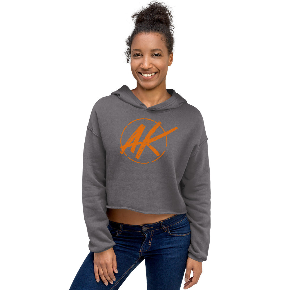 W| AK Crop Hoodie (orange)
