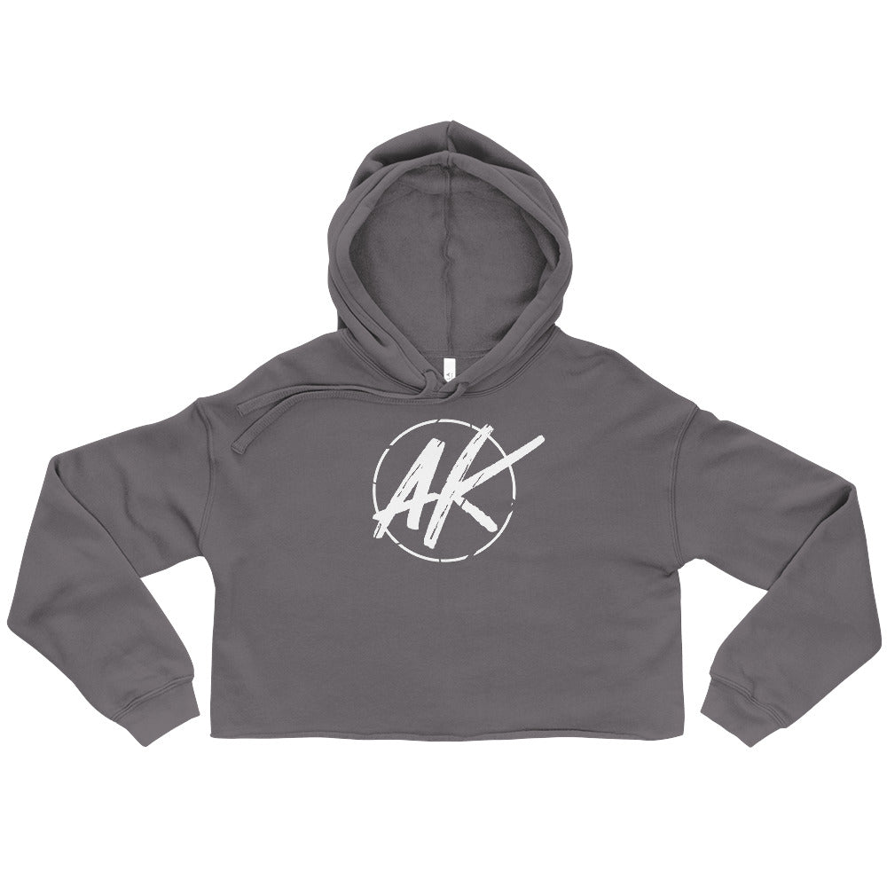 W| AK Crop Hoodie (white)