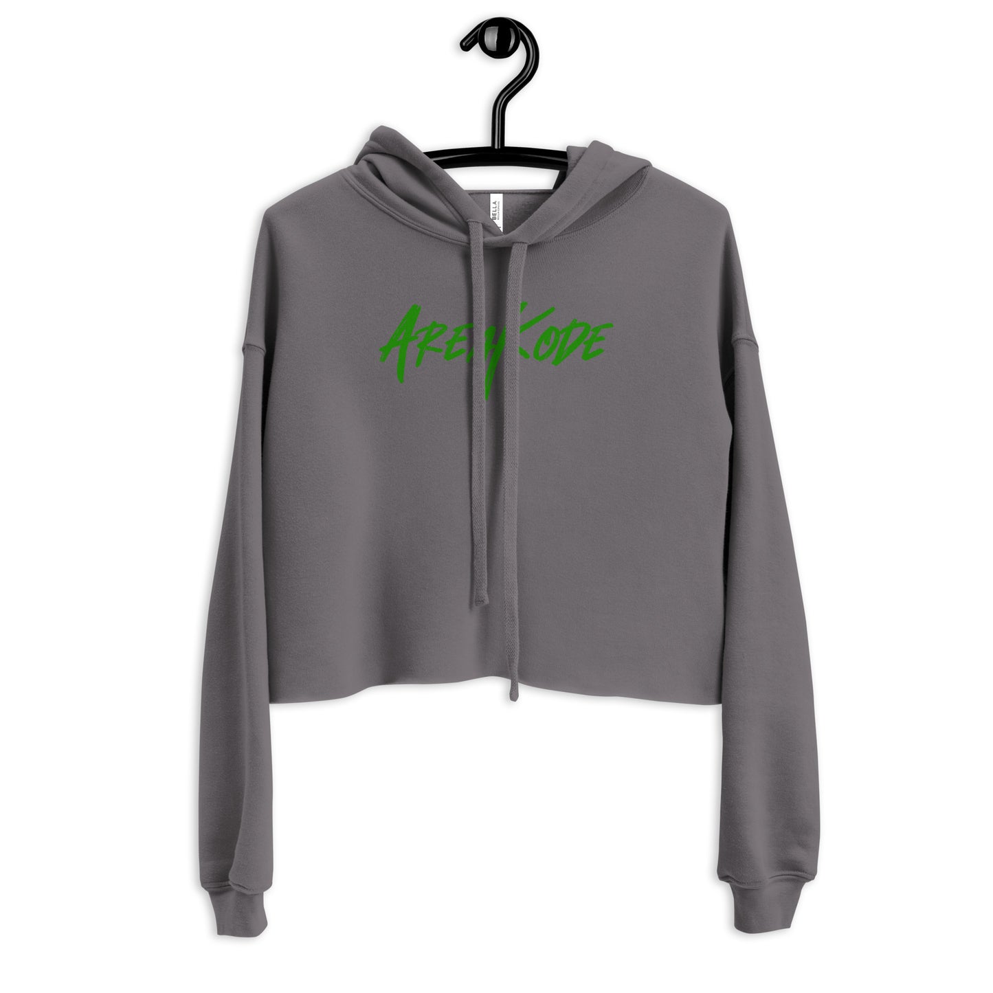 W| AreaKode Crop Hoodie (green)