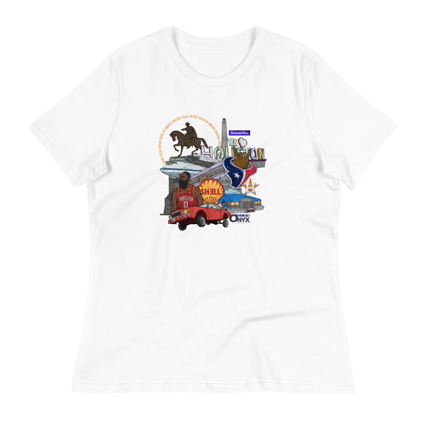 W| Houston Graphic T Shirt
