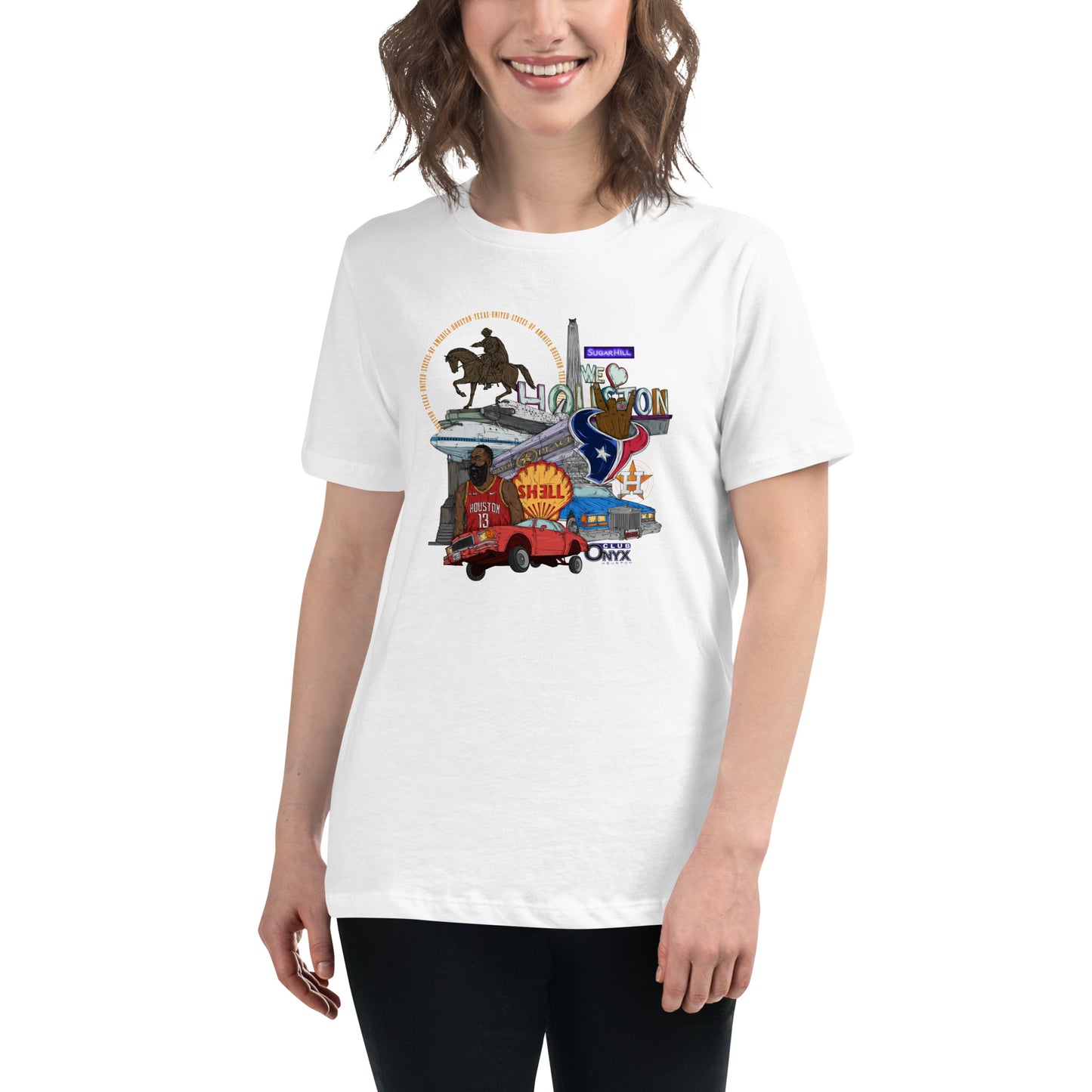 W| Houston Graphic T Shirt
